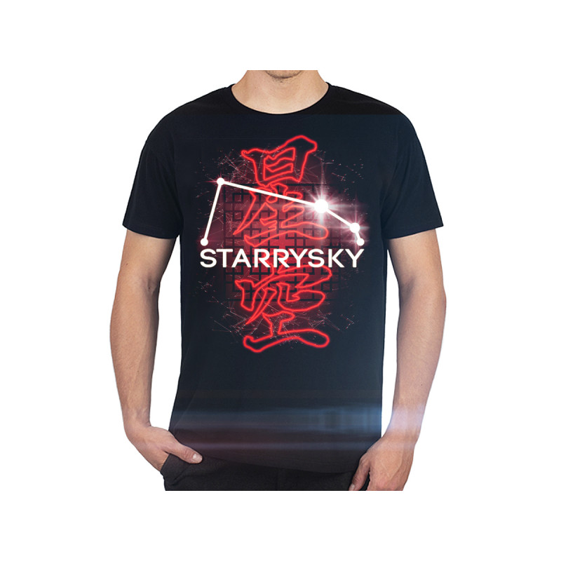 Starrysky - T-shirt Neon kanji