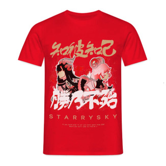 Starrysky - T-shirt Rouge