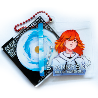 Starrysky  - Keychains THE FIRE HAIRED GIRL