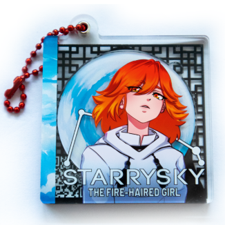 Starrysky  - Keychains THE FIRE HAIRED GIRL