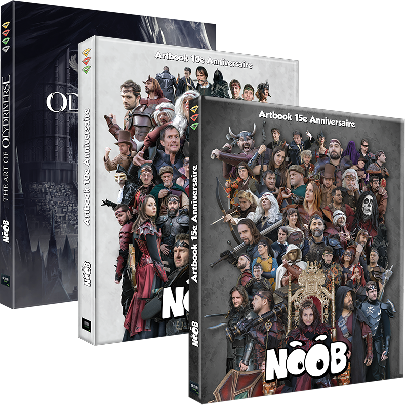 PACK - intégrale Artbooks 10e et 15e anniversaire NOOB & The art of Olydriverse PACK - intégrale Artbooks 10e et 15e anniversaire NOOB & The art of Olydriverse