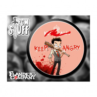 Badge Flander's Company "KEEP ANGRY"