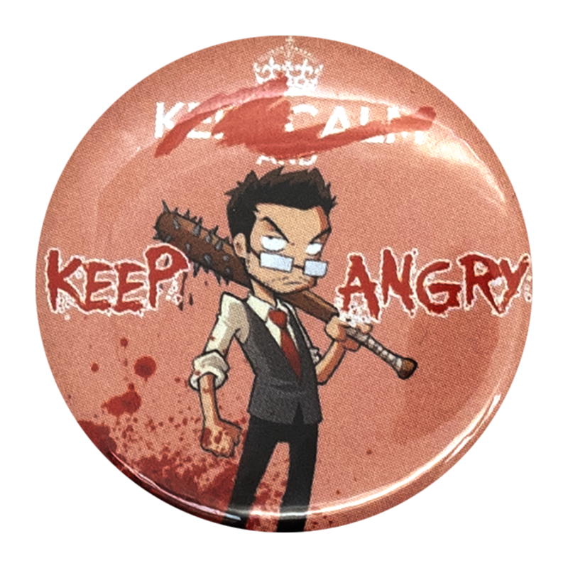 Badge Flander's Company "KEEP ANGRY"