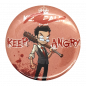 Badge Flander's Company "KEEP ANGRY"